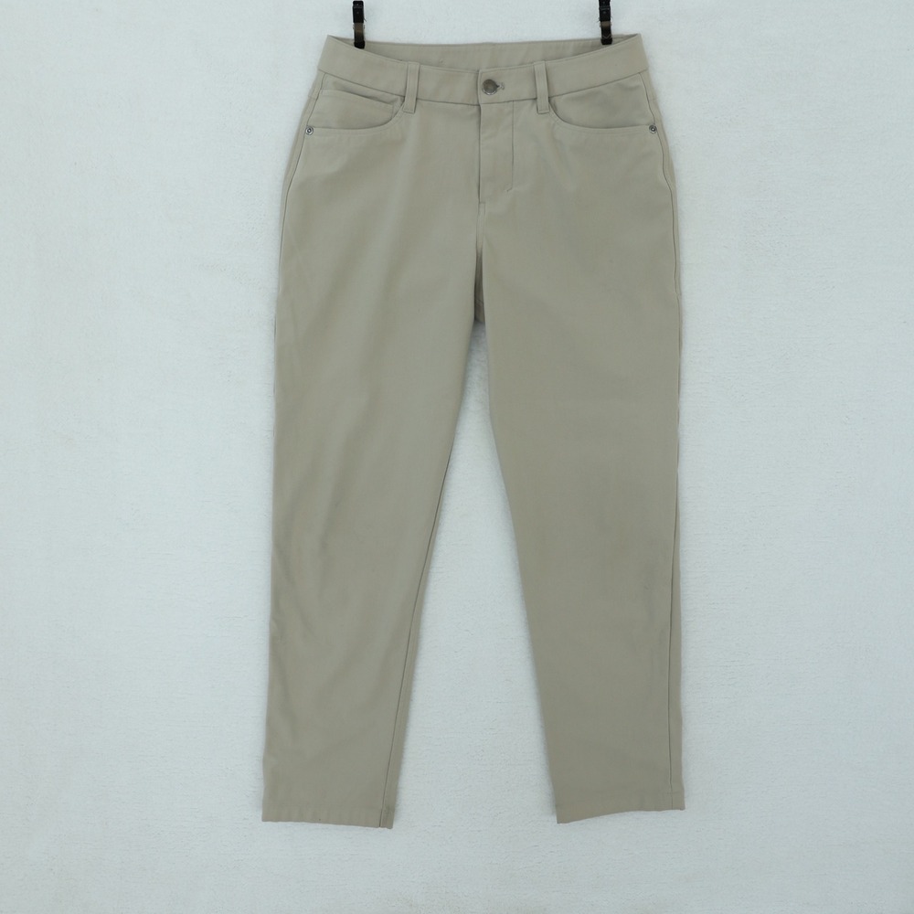Lululemon ABC Pant Mens 28 x 27 Classic Fit‎ Beige Casual Commuter Stretch Chino